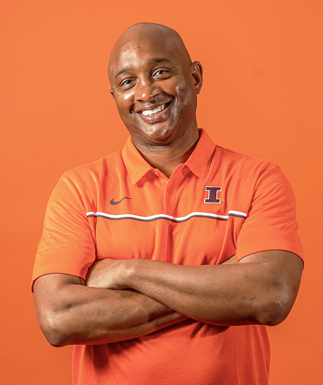 Former @IlliniFootball athlete and assistant coach celebrates his 48th birthday today. Earlier this Spring, @CoachGMcDonald was named wide receivers coach and passing game coordinator for @OleMissFB . @BuenaParkHS @BPHSCoyoteFB