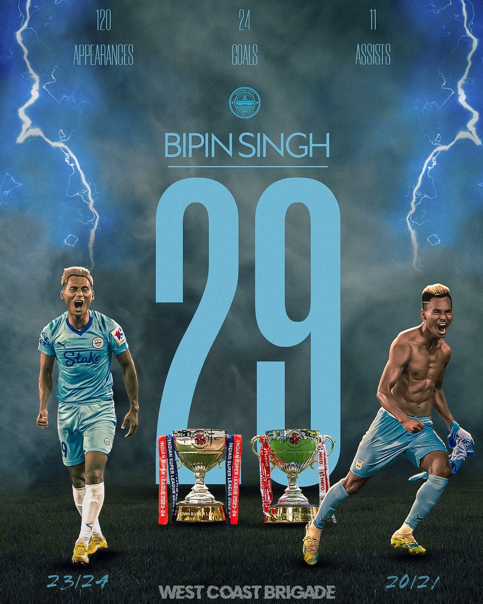 Bipin Singh: The inevitable club legend. 

89:38' ⚡ 80:34'