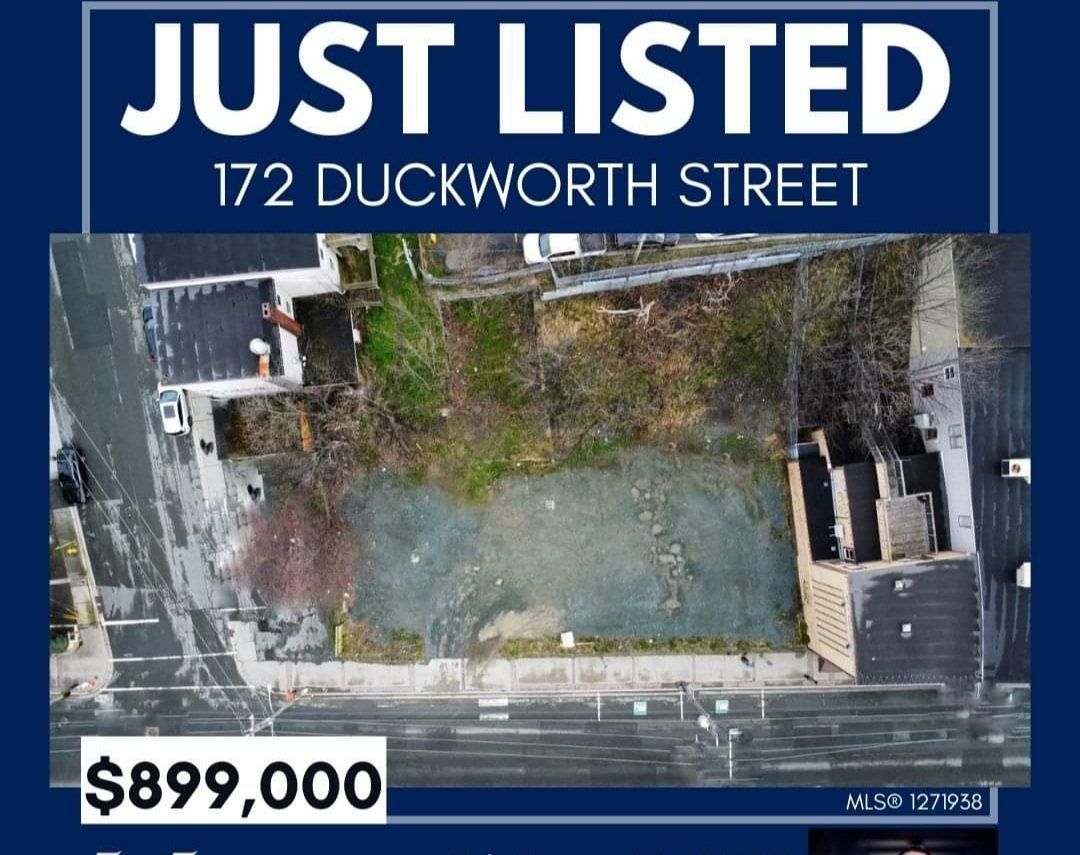 Just 100 meters up Duckworth street a larger pc of land is forsale.  Last month the Gov of NFLD paid 3times $2.3million 
 Makes perfect sense right #nlpoli #nlwx #nltraffic #NewfoundlandLabrador #yyt #nfld #sjpoli