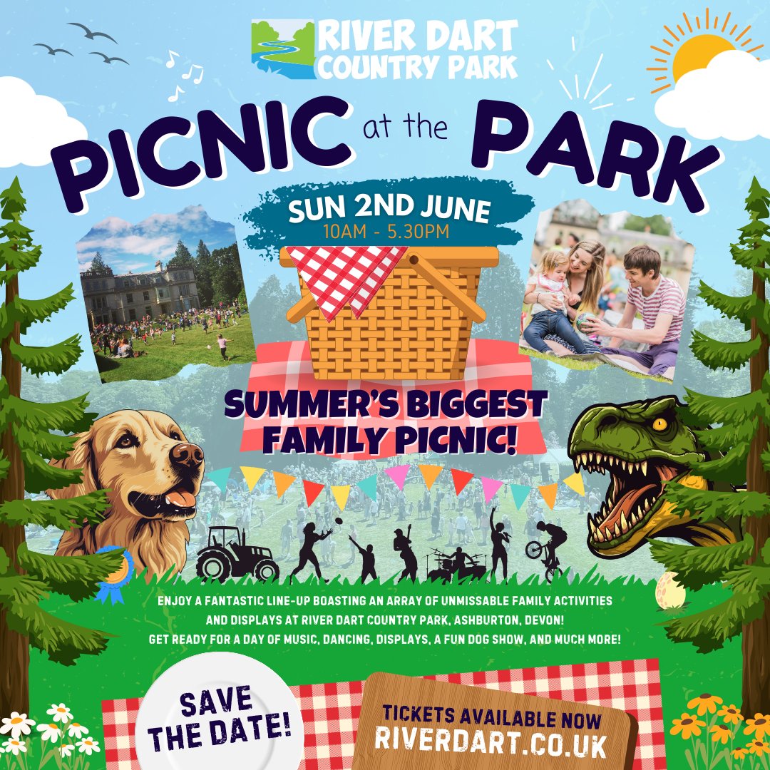 Are you joining us for summer's biggest family picnic?

GET TICKETS ➡️ riverdart.co.uk/event/picnic-a…