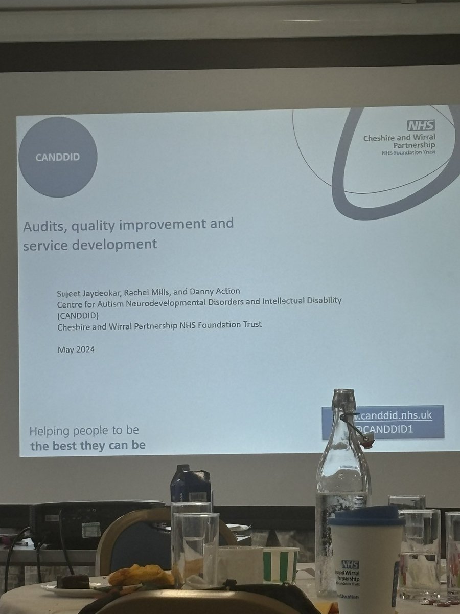 First of the workshops after lunch - audits, quality improvement and service development
