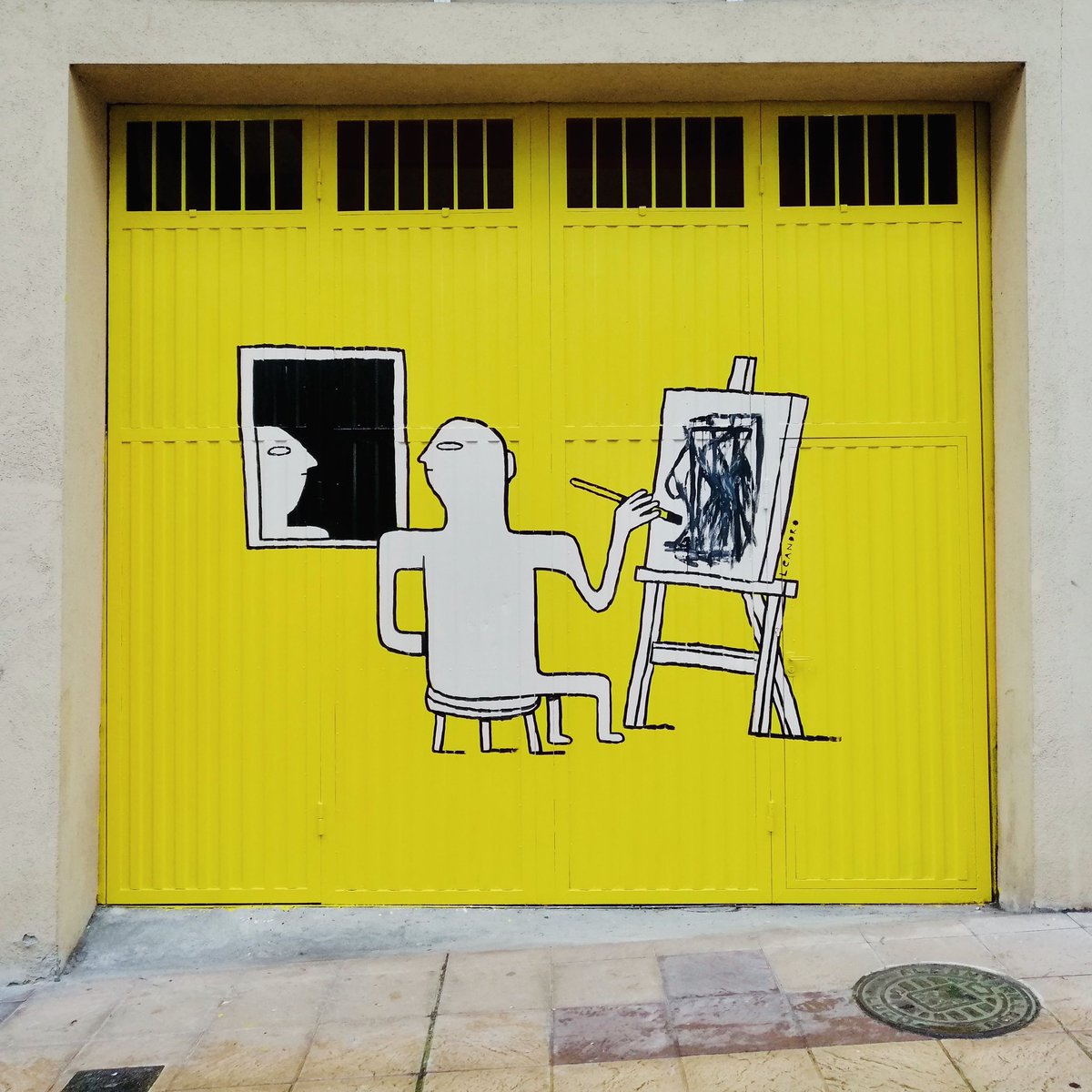 Mural de hace tiempo.