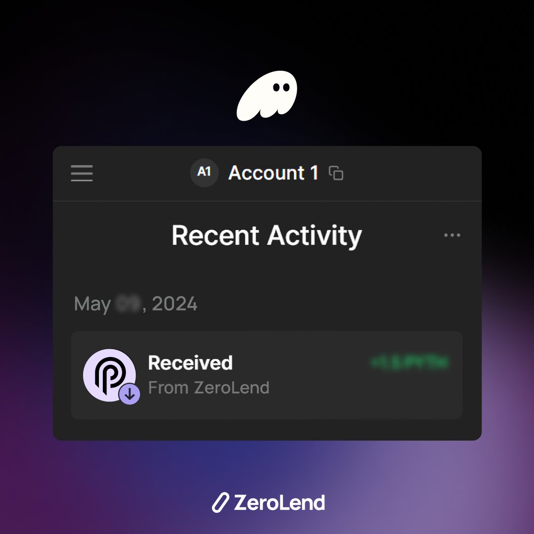 Hey <a href="/PythNetwork/">Pyth Network 🔮</a>, thanks for sending us some $PYTH. We are giving it back to $ZERO stakers. Hope you don't mind ;)