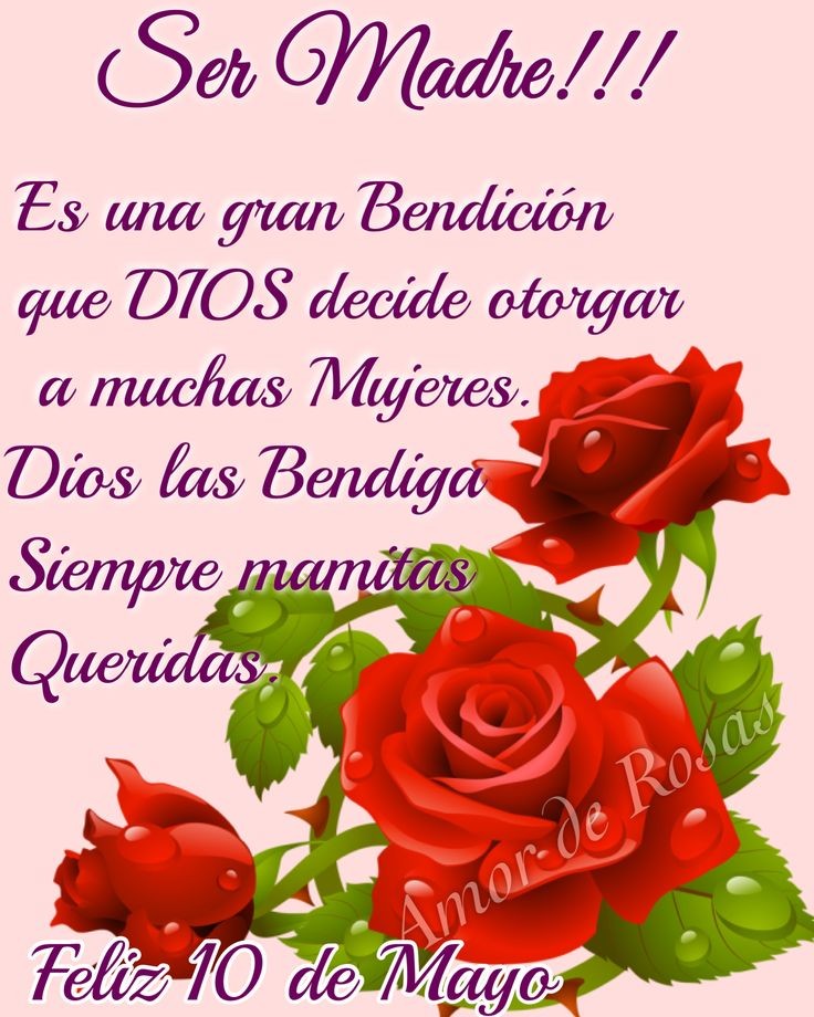 Muchas felicidades a todas las mamitas un fuerte abrazo para todas.