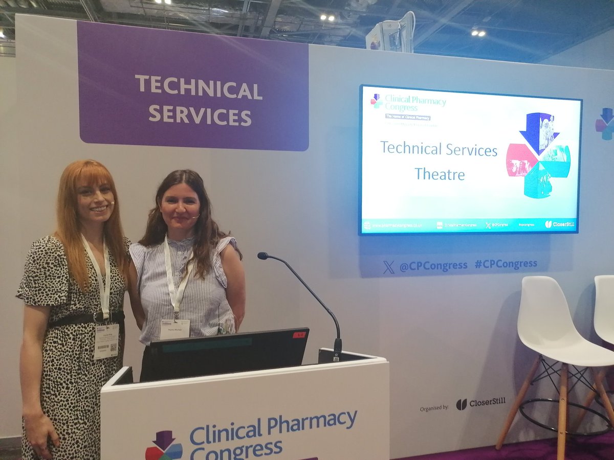 Fantastic talk by Hayley and Lauren #pharmacytechnicians <a href="/GWH_NHS/">Great Western Hospitals NHS Foundation Trust</a> on their role in cancer services.