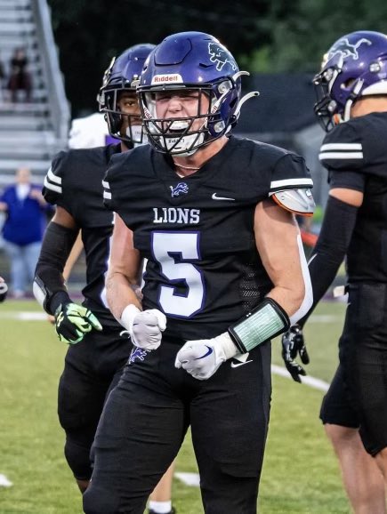 Leo Lions Football (@leolionfootball) on Twitter photo Class of 2024 senior profile
Kamden Zeisloft, #5
Positions: safety, wide receiver, running back, quarterback
Congratulations <a href="/KamdenZeisloft/">Kamden Zeisloft</a> and best of luck to you! Class of 2024 senior profile
Kamden Zeisloft, #5
Positions: safety, wide receiver, running back, quarterback
Congratulations <a href="/KamdenZeisloft/">Kamden Zeisloft</a> and best of luck to you!