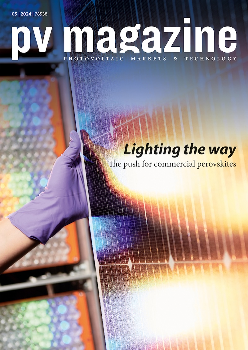 [New Edition 📖] Lighting the Way: The push for commercial perovskites. The May 2024 edition of pv magazine is here and packed with news, views and expert analysis covering solar, storage and the wider renewable energy sector. Get your May edition now! 👉 bit.ly/3yaumJP