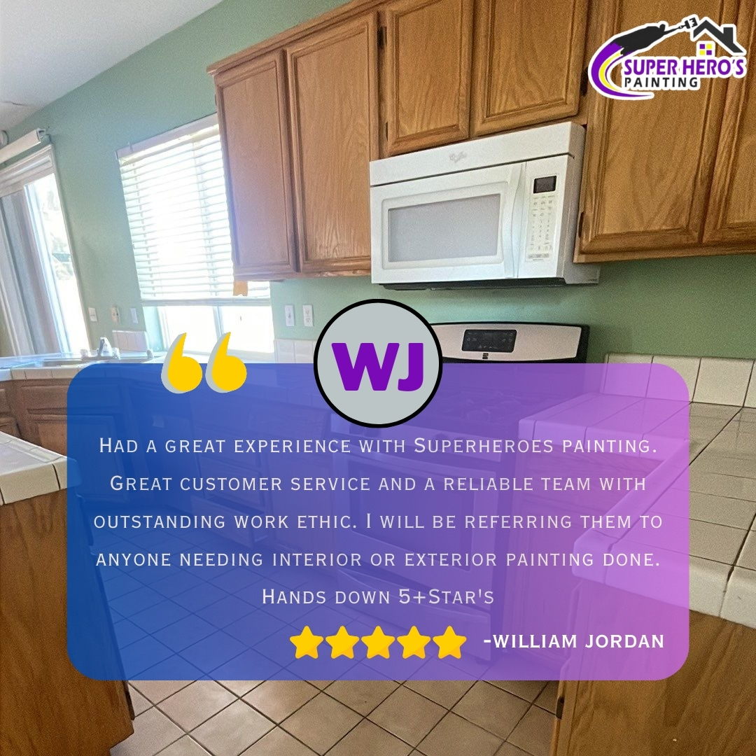 Thank you for choosing Super Hero’s Painting for your home makeover project, William! 🏠🎨 Your trust in our team is truly appreciated. 🙏 Looking forward to more projects with you again in the future! 🔥✨ #fyp #SatisfiedCustomer #ChangingColorsChangingLives #SuperHerosPainting