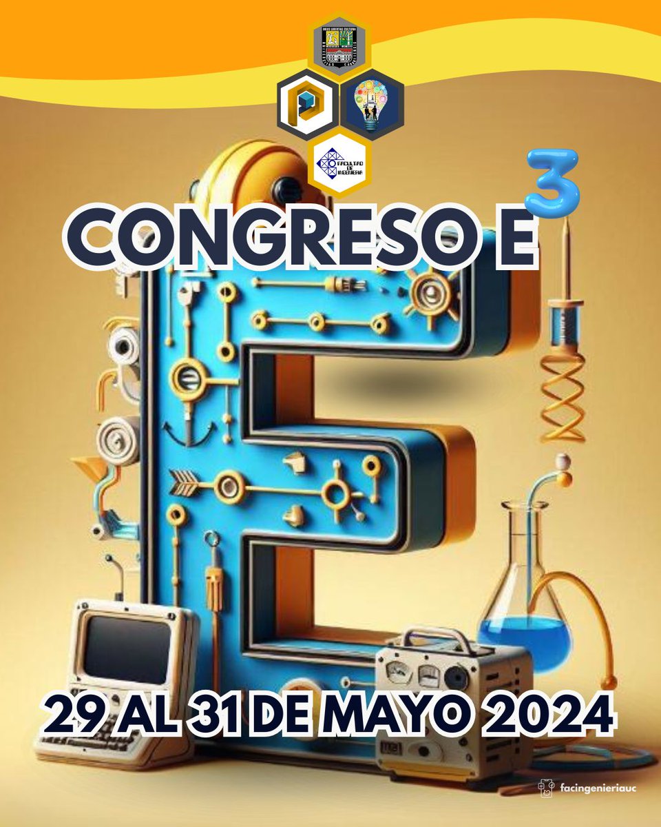 La dirección de postgrado de @FacIngenieriaUC invita al Congreso E3, una actividad que permitirá un acercamiento de primera línea entre empresas, emprendedores y estudiantes. Desde el #29May hasta el #31May.