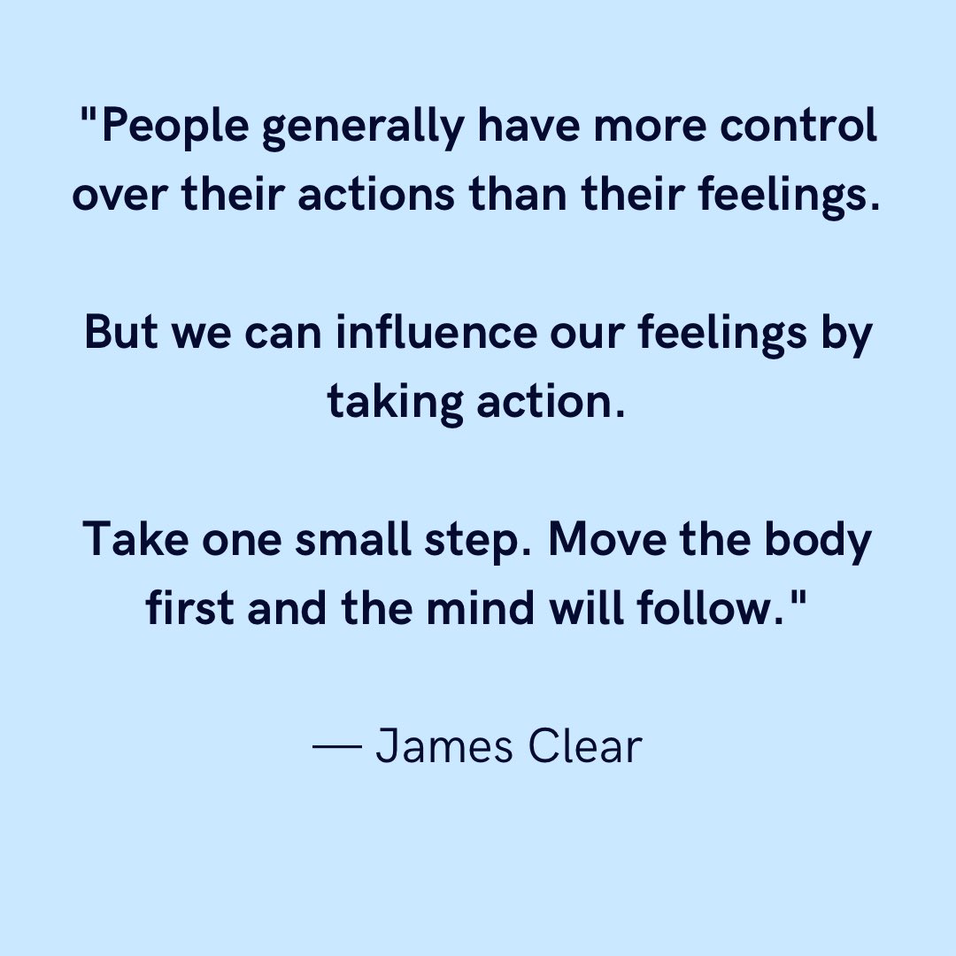 Great leaders understand the direct relationship between actions and feelings. They take one small step forward to help improve their feelings. Be great today!
#leadership #SmallDistrictDoingBigDistrictThings #suptchat #EduGladiators #leadlap #CelebratED #JoyfulLeaders #CrazyPLN