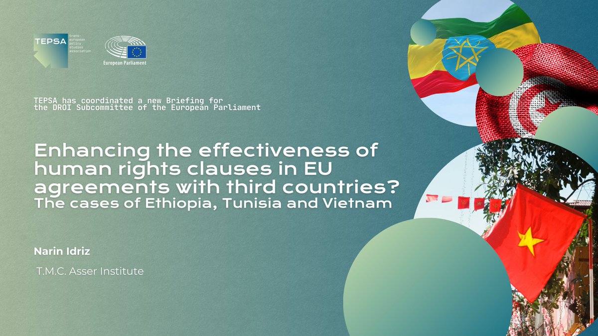 From benchmarking to enforcement, our experts studied best practices and real-world case studies from Ethiopia, Tunisia and Vietnam Check out the TEPSA-coordinated briefing for @EP_HumanRights 👉 europarl.europa.eu/RegData/etudes… @narintezcan @TMCAsser