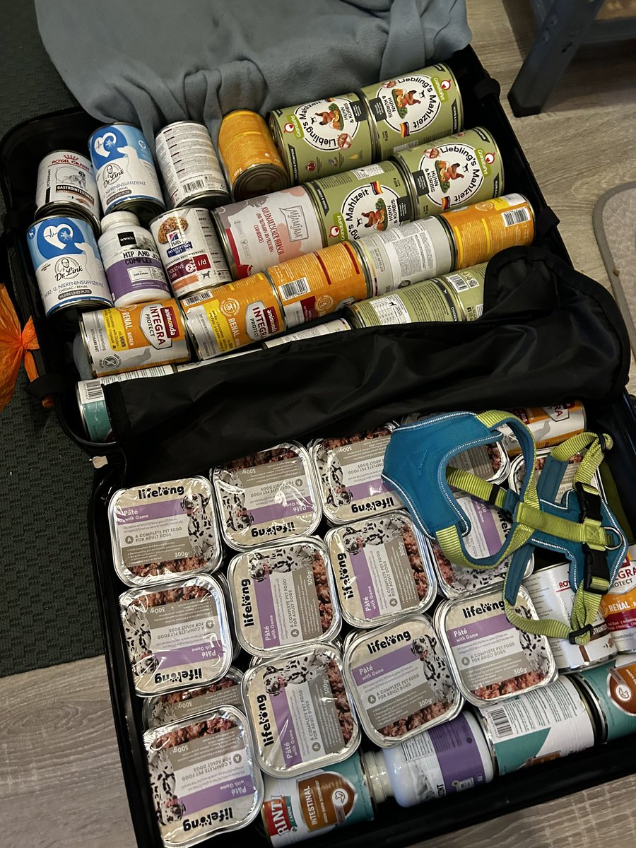 Heute geht es los in die Türkei zu unseren Fellis!!! 🥰 Mit viel Gepäck, natürlich alles für die Tiere! ☺️