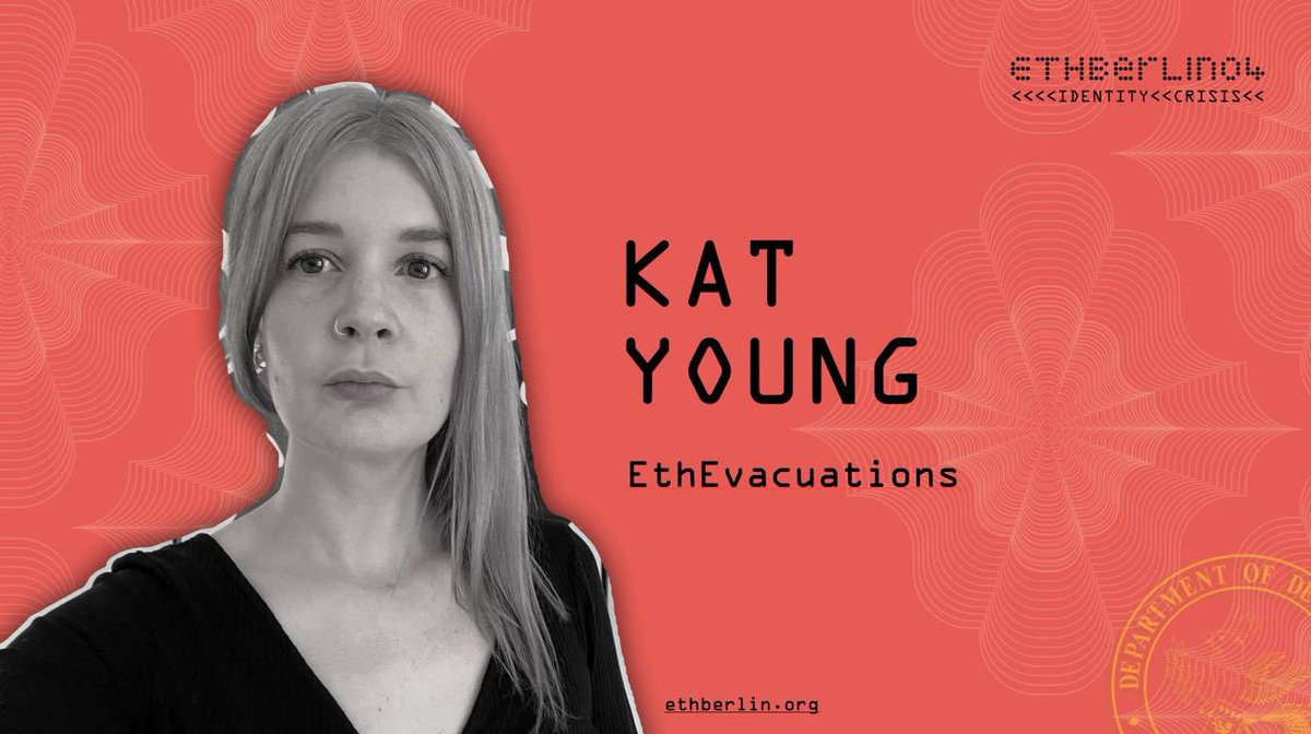 Joining Josh on stage will be @katalunia030. Kat is a Berlin-based product manager & the founder of ethevacuations.xyz, a project to help fund evacuations from Gaza. They’ll be talking about Kat’s recent experiences & how crypto can be used as a tool in humanitarian crises.