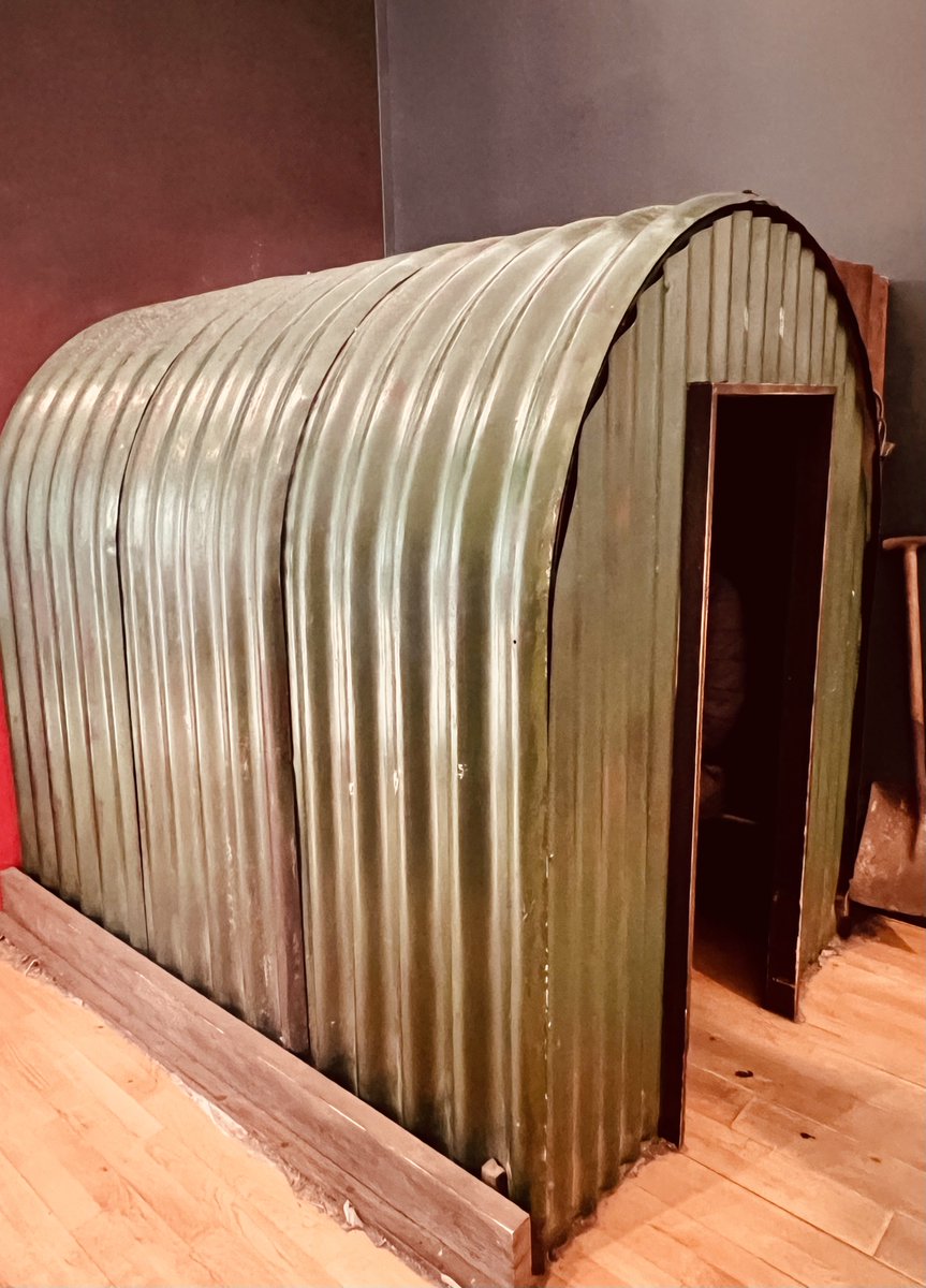 #AlphabetChallenge #WeekS - 'S' is for Shelter. An old wartime Anderson shelter in the People's Palace, Glasgow #FerrousFriday