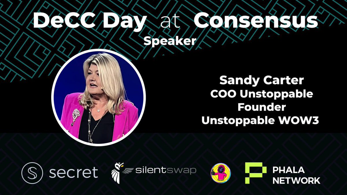 Can’t wait for #Consensus2024 in Austin!!! It will be @unstoppableweb Will you be there?!? @SecretNetwork