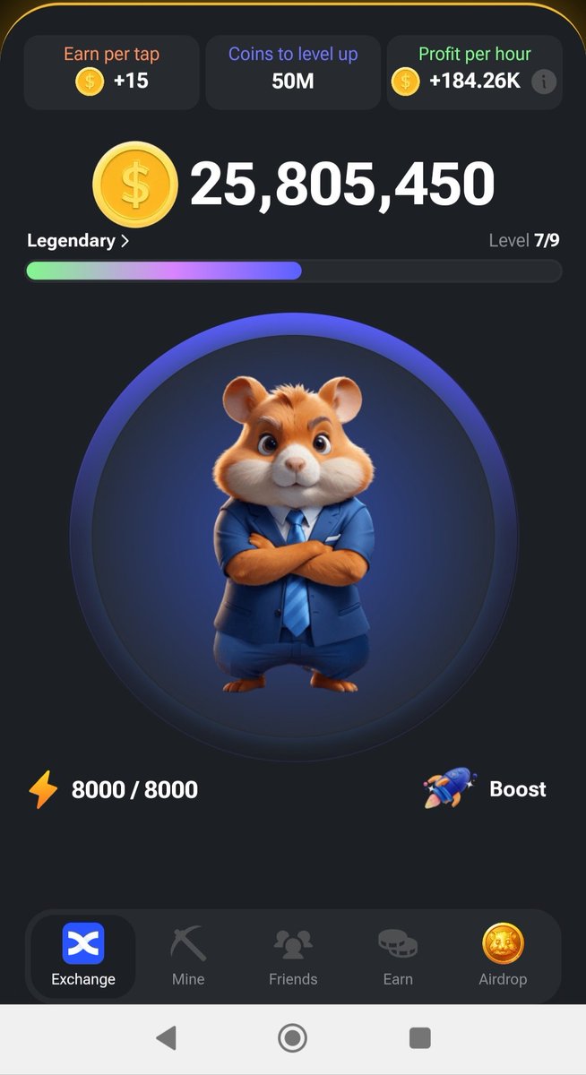 Hamster Combat is at the top of the list of the most reliable airdrop projects!
The support of the BingX exchange and the very reliable and large company GotBit gives us the utmost confidence that we will not miss this robot in any way!t.me/hamster_kombat…