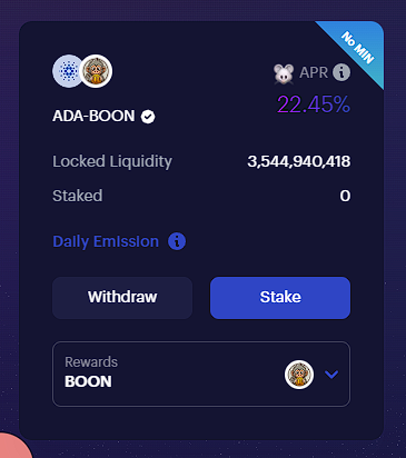 booncoinada's tweet photo. ⏰ $BOON Yield Farming is LIVE ⏰

Hey BoonCoin fam! Just a friendly reminder to stake your $BOON tokens and start earning rewards! 💰
Guide: https://t.co/HXAL4vzvNr

@MinswapDEX https://t.co/0b8vw4x7rJ