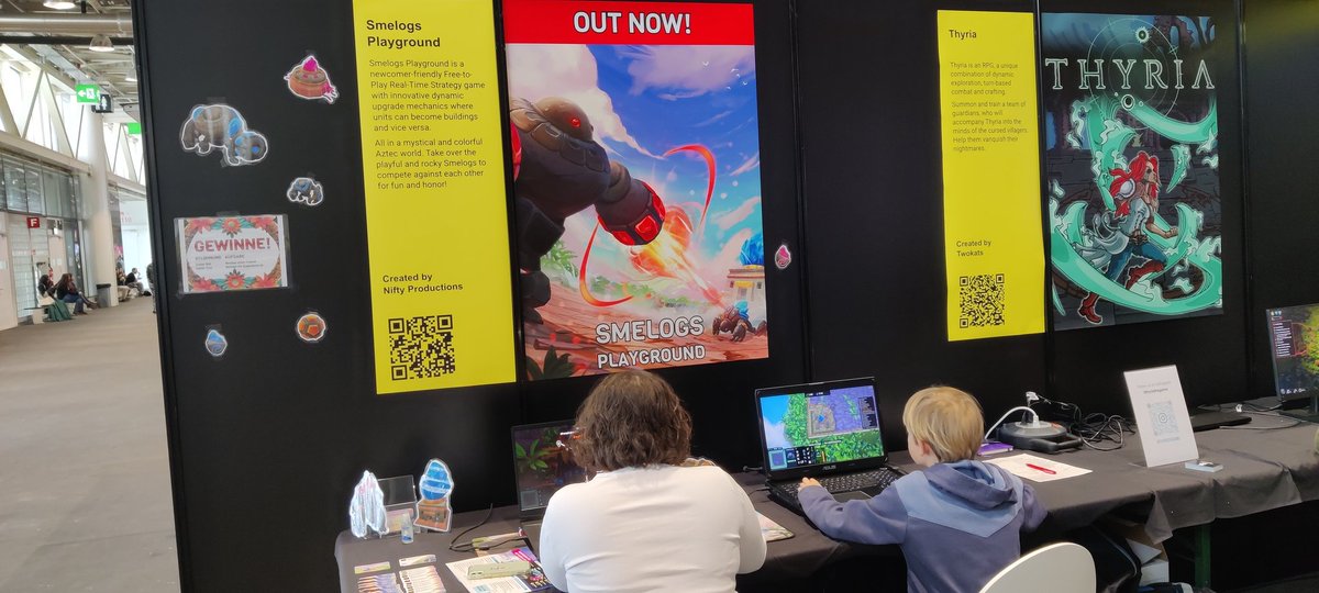 PlaySmelogs's tweet image. Day 2 of @FantasyBasel just started.
Come by and play Hall 1.1 🙂

#fantasybasel