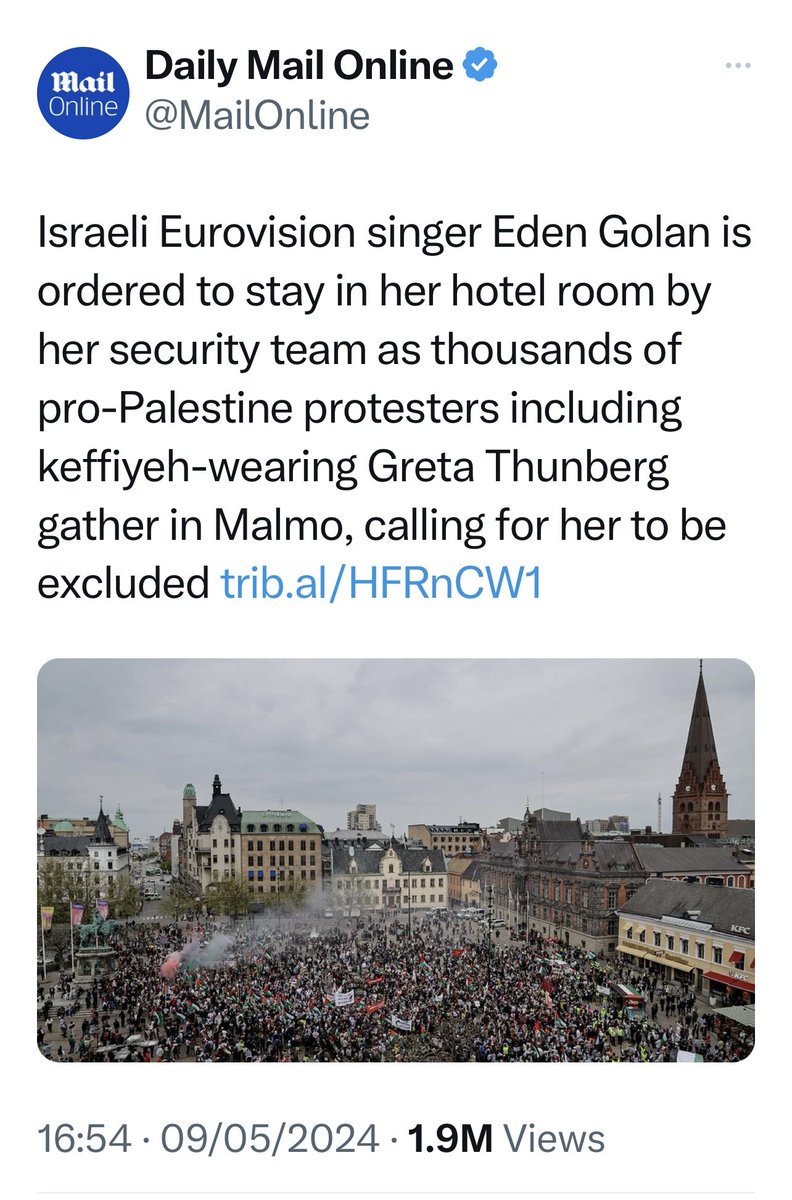 They are targeting one woman because of her race & nationality. Nothing else. By terrorising her into staying hidden in a hotel they have personalised it. They are not ‘protesting’. This is an old fashioned Jew hunt Thunberg has revealed herself to be a malignant little bully