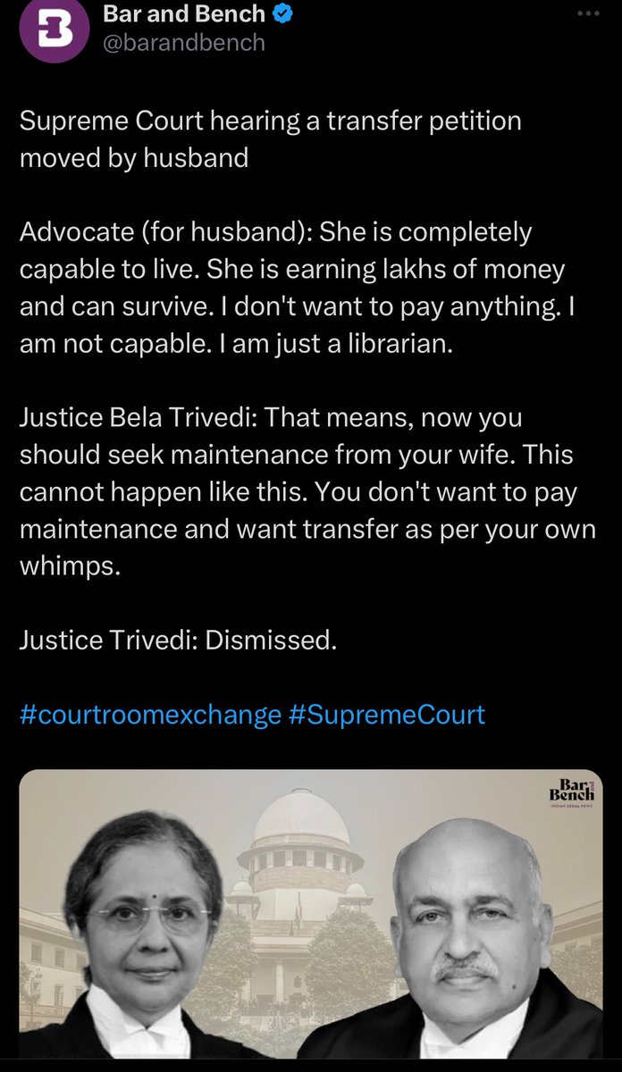 *Feminists on social media*: Hey beaxh we are strong, independent, go girl go! Women Stand for equality. 💪 👩 *Feminists in Courts*: Saar alimony & maintenance please Saar! Please Saar we are not equal to men Saar!! 🥣 ☕️ #1CroreAlimony