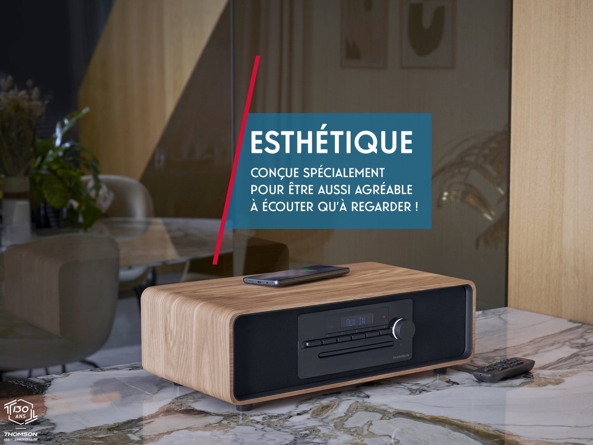 Découvrez l'alliance entre design et technologie avec la microchaîne Bluetooth MIC300IBT #Thomson ! Conçue pour les amateurs de musique, elle offre une expérience audio exceptionnelle ainsi qu'une touche de chaleur et de raffinement ! #ThomsonAudio 😍 🎶 mythomson.com/fr_fr/audio-10…