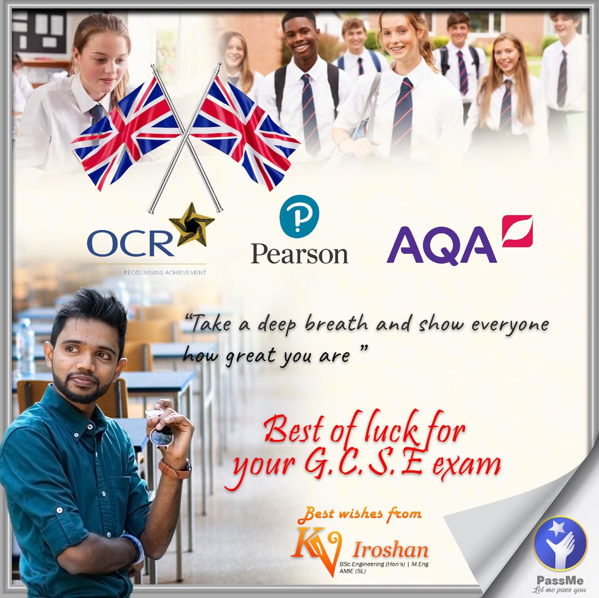 PassMe_lk's tweet photo. With a warm heart from Sri Lanka, PassMe Institute is proud to announce a new program designed to welcome international students ( Specially UK)   We believe in fostering a nurturing environment that ignites young minds. Stay tuned for more information! 🇬🇧

#passmefamily https://t.co/cLC9TNIgr1