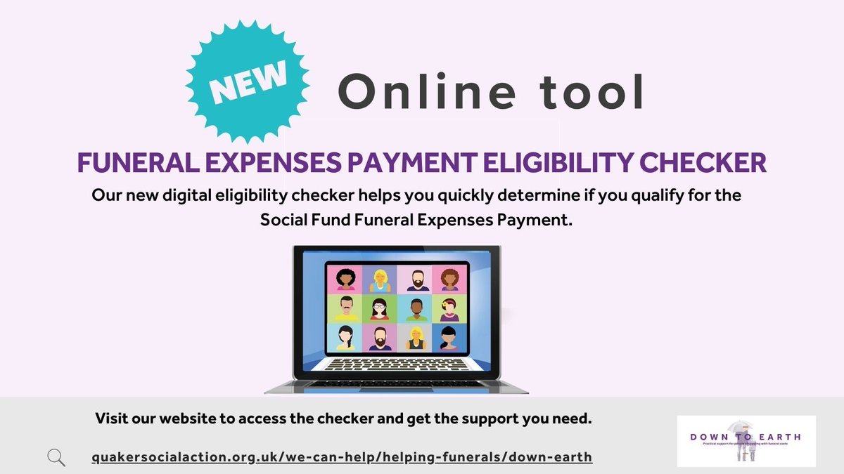 The FEP eligibility checker is on our website, please share widely! We hope it can help bereaved people struggling w/ funeral costs & complex government guidance. We continue to campaign to increase FEP payments, and for changes to eligibility criteria. buff.ly/4bpLvh5