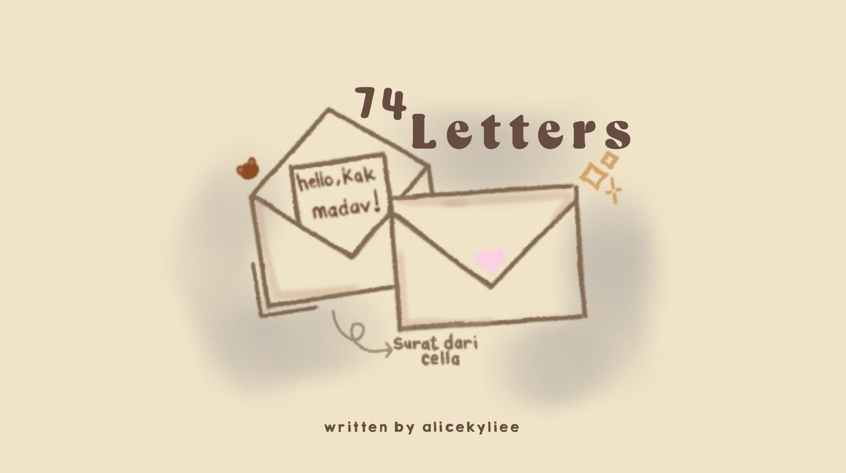 alicekyliee's tweet photo. — 74 Letters

a jeno series au
written by alicekyliee ; 2024 https://t.co/ab2XGkEZpd