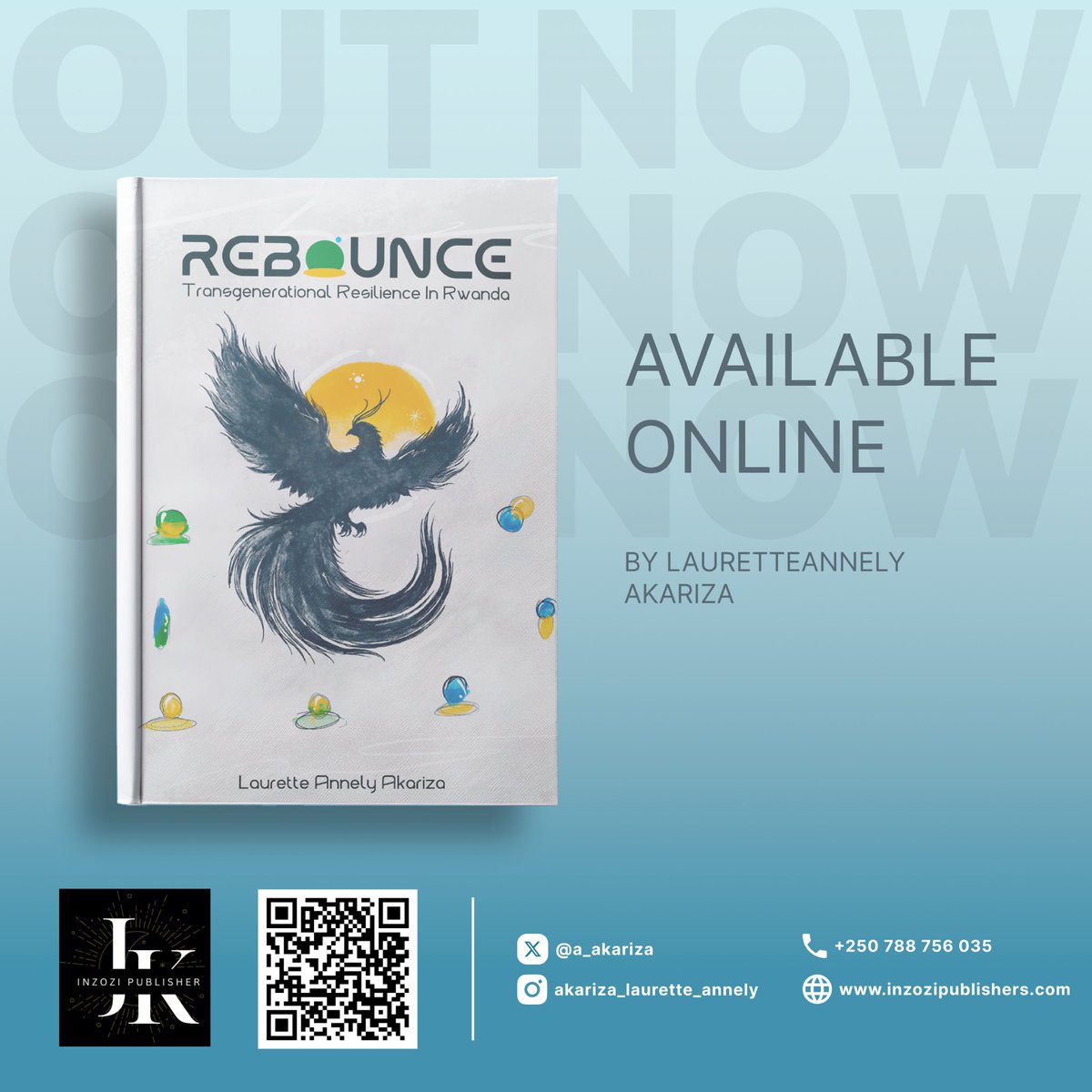 Get your copy of #Rebounce online before the big launch! Let's celebrate Rwanda's incredible bounce-back over the past 30 years together. Don't miss out!🥳🥳 #RebounceBookLaunch