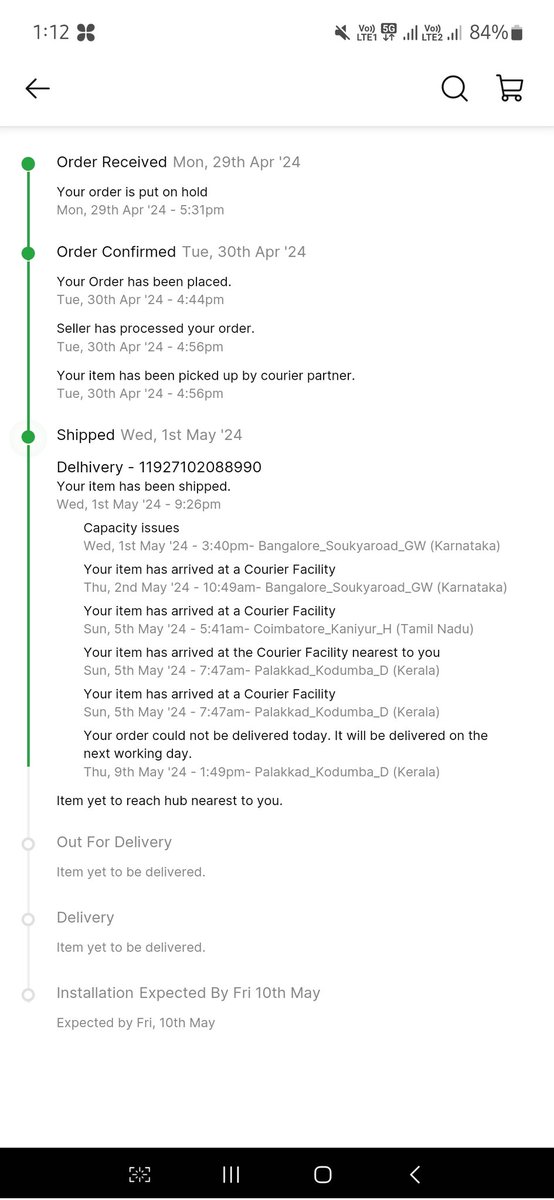 sandeepmohan007's tweet image. When will i get this product 😡😡
Not taking any action...customer care always say sorry sorry... worst customer support...delivery is delayed even after reaching my nearest hub...don&apos;t buy anything from flipkart 
@flipkartsupport @delhivery