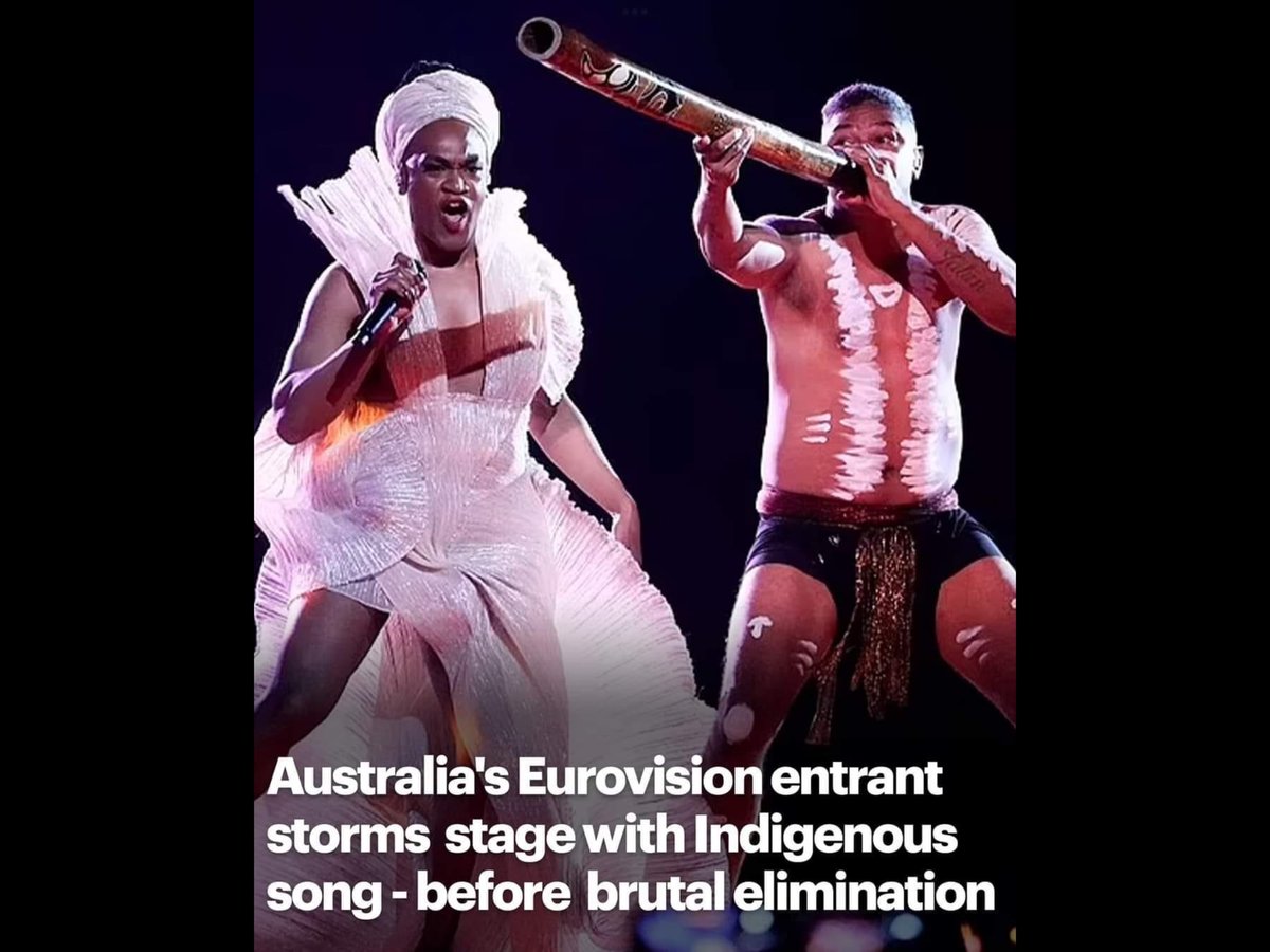 Australian aboriginals in the European song contest? Isn't the geography wrong? What about the colonialist imperialist hypocrisy?