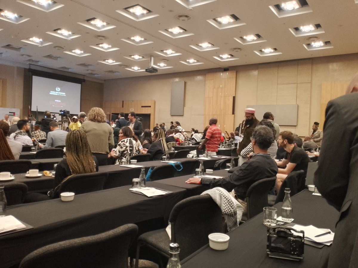 Attending an important conference on Palestine convened by South Africa. We must bring to the attention of peace loving people the genocide carried out by the Israeli zionist state aided and abetted by the US, UK and others. #FreePalestine @SonkeTogether @MenEngageAfrica
