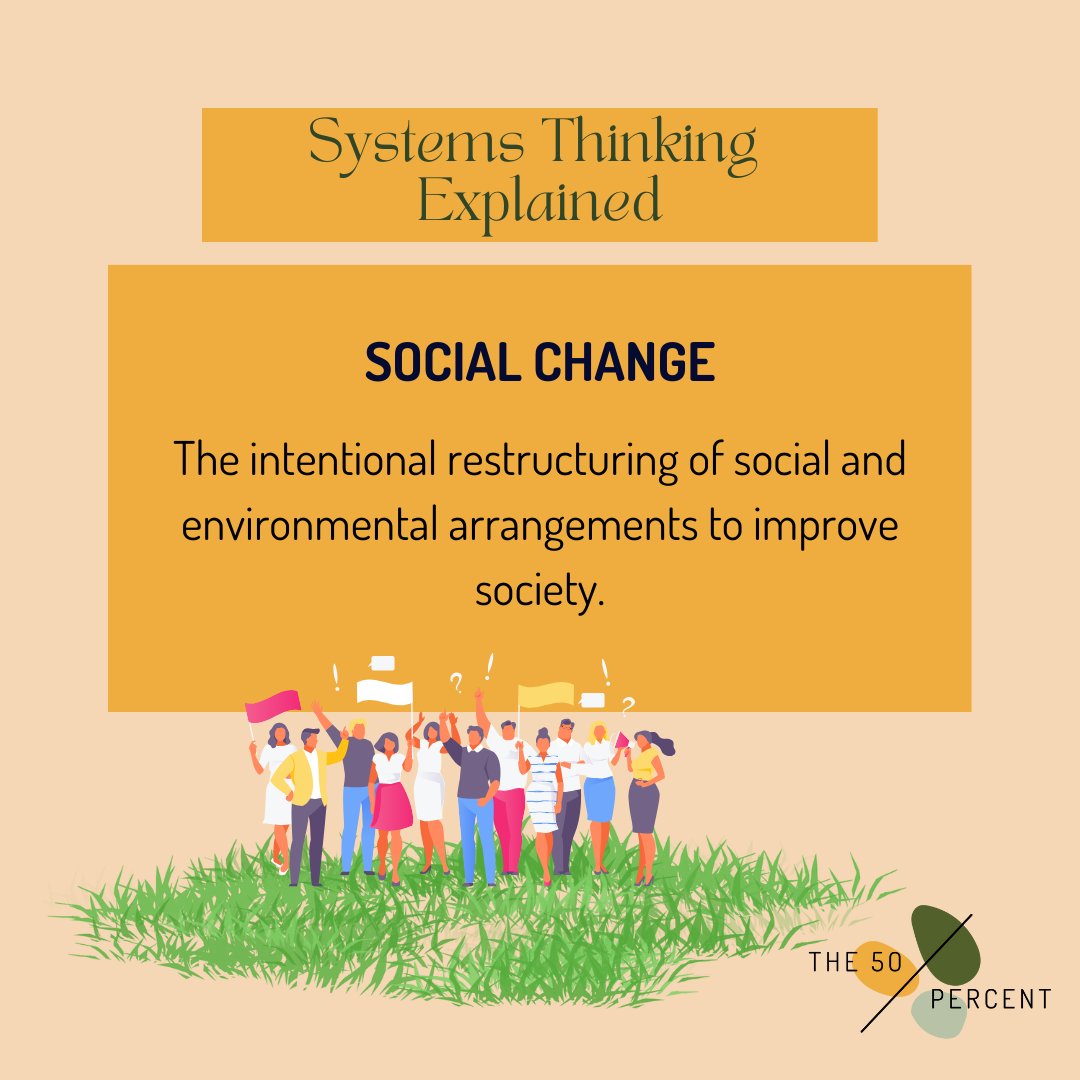 #SocialChange is the ultimate goal! 🏆 How are young people in your community working to create an equitable future for all? #SystemsThinkingExplained