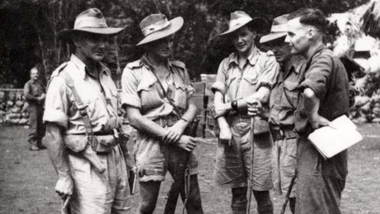 @theshaneisaac Brigadier Arnold Potts, who commanded the brigade that held back Japanese advance during bitter fighting on the Kokoda Trail in World War II, wore the sword when he received a Military Cross decoration from King GeorgeV at Buckingham Palace in 1916.