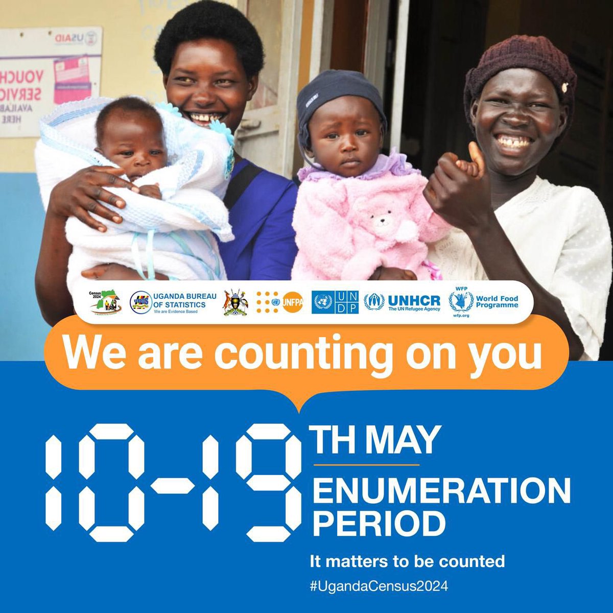 Good morning, Uganda! 🇺🇬 Today marks Day 1 of the National Housing and Population Census! Get ready to welcome your enumerators—we're counting on you to ensure every individual is accounted.🎉 #UgandaCensus2024
