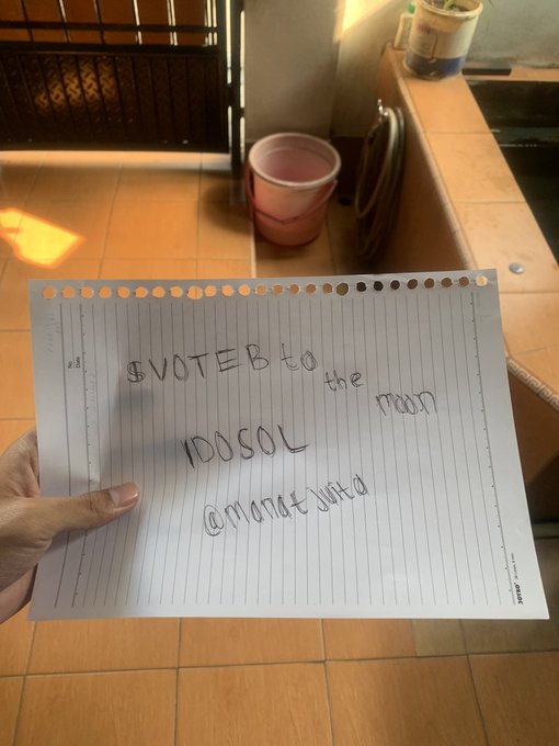 anjairoo's tweet photo. $VOTEB 01:00 PM UTC LFG! CA: CRybbP84jgYguj9BJJeoqCynE7UieUS1Csv3BKDWUvxe  #IDOSOL #Meme @IDOsolme https://t.co/ug8GetxZ74