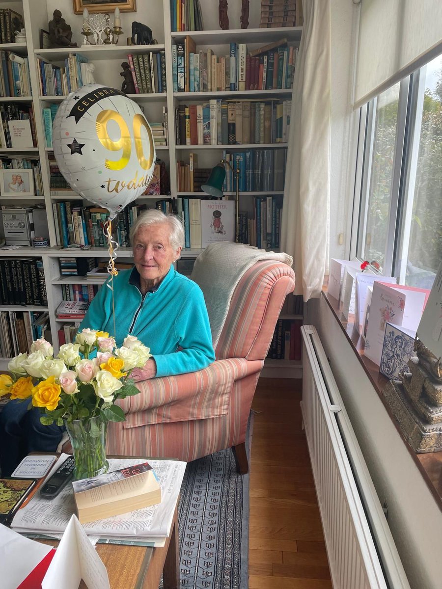 RTC member reached 90 recently (age not handicap!). Gitte Dunkley  started Real Tennis 44 years ago. Watching an exhibition match her husband said “ I bet you couldn’t do that!” and became a Tennis widower! Gitte is an inspiration to all players, as she continues to play.