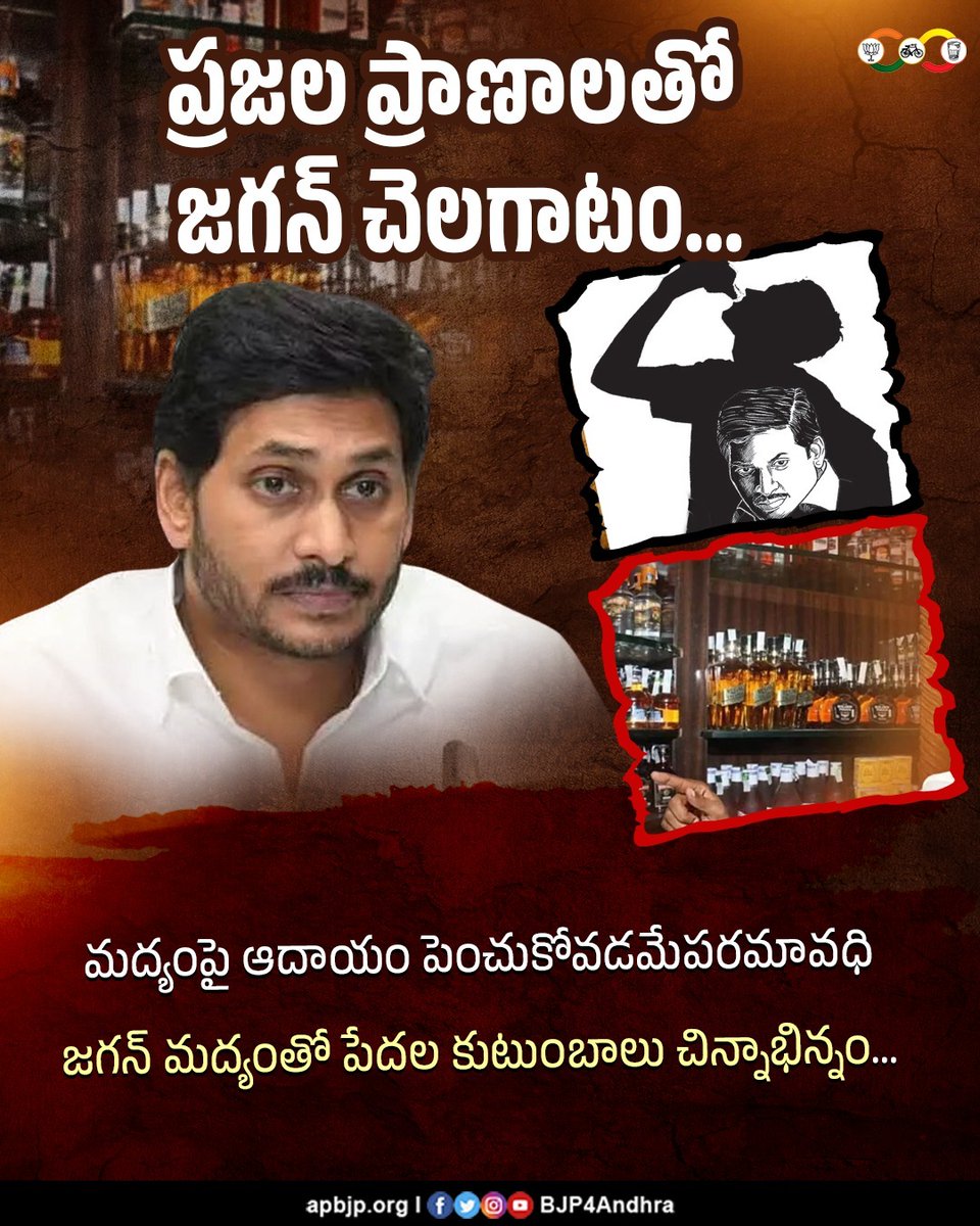 ప్రజల ప్రాణాలపై జగన్ చెలగాటం !
#FailedCMJagan
#APinCrisis
#MisRuleOfJagan