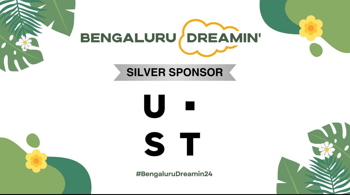 A huge shoutout to UST for sponsoring our Bengaluru Dreamin' Conference 🤩 More details 👇 linkedin.com/posts/bengalur… #BengaluruDreamin24 #Salesforce #Sponsor #UST #UST_Salesforce_Practice #Conference