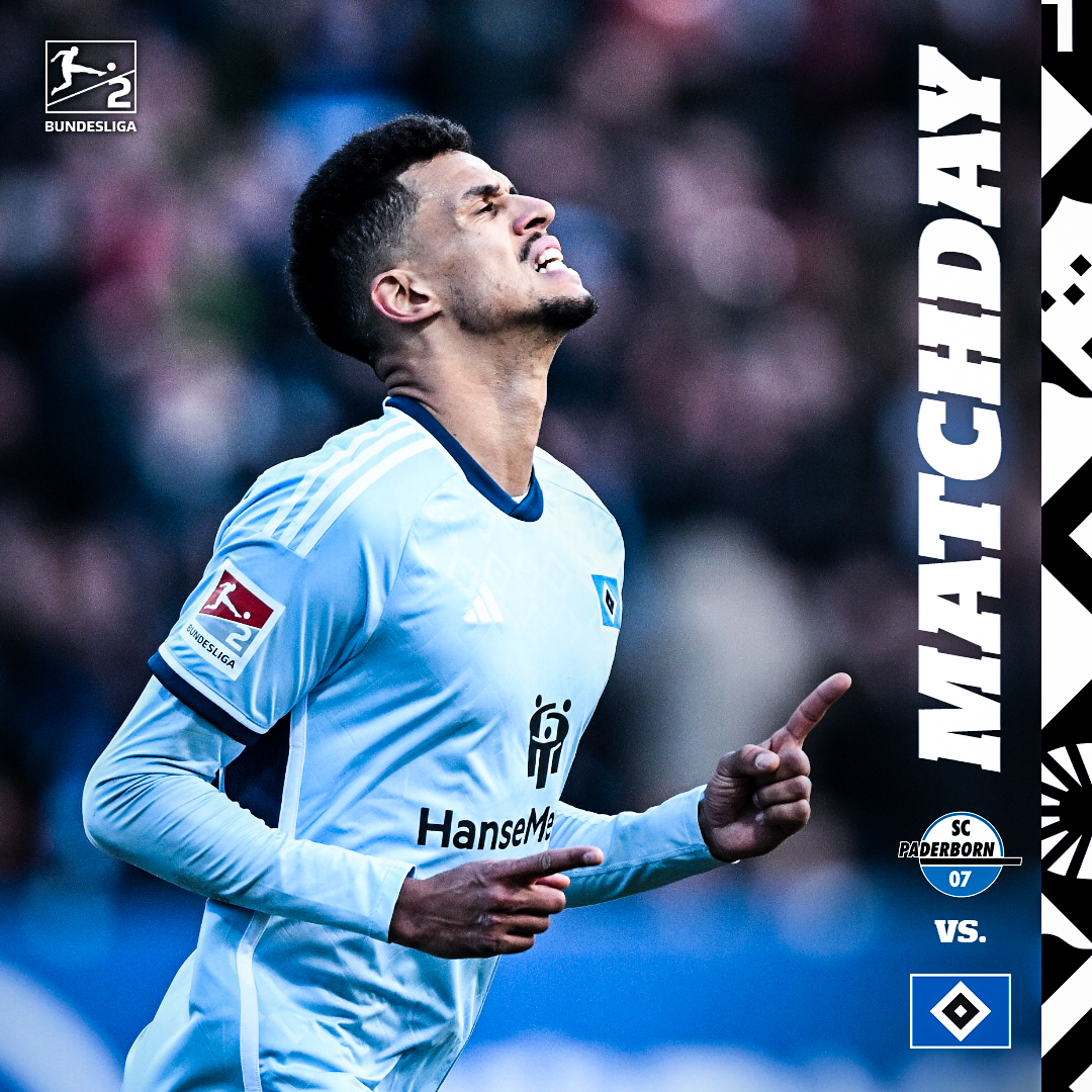 🔷 Matchday 🔷 🆚 @SCPaderborn07 🏟️ Home Deluxe Arena ⏰ 18:30 CEST 🏆 #Bundesliga2 #⃣ #SCPHSV 𝑲𝒂̈𝒎𝒑𝒇𝒆𝒏 𝒖𝒏𝒅 𝒔𝒊𝒆𝒈𝒆𝒏. 🔥 #nurderHSV