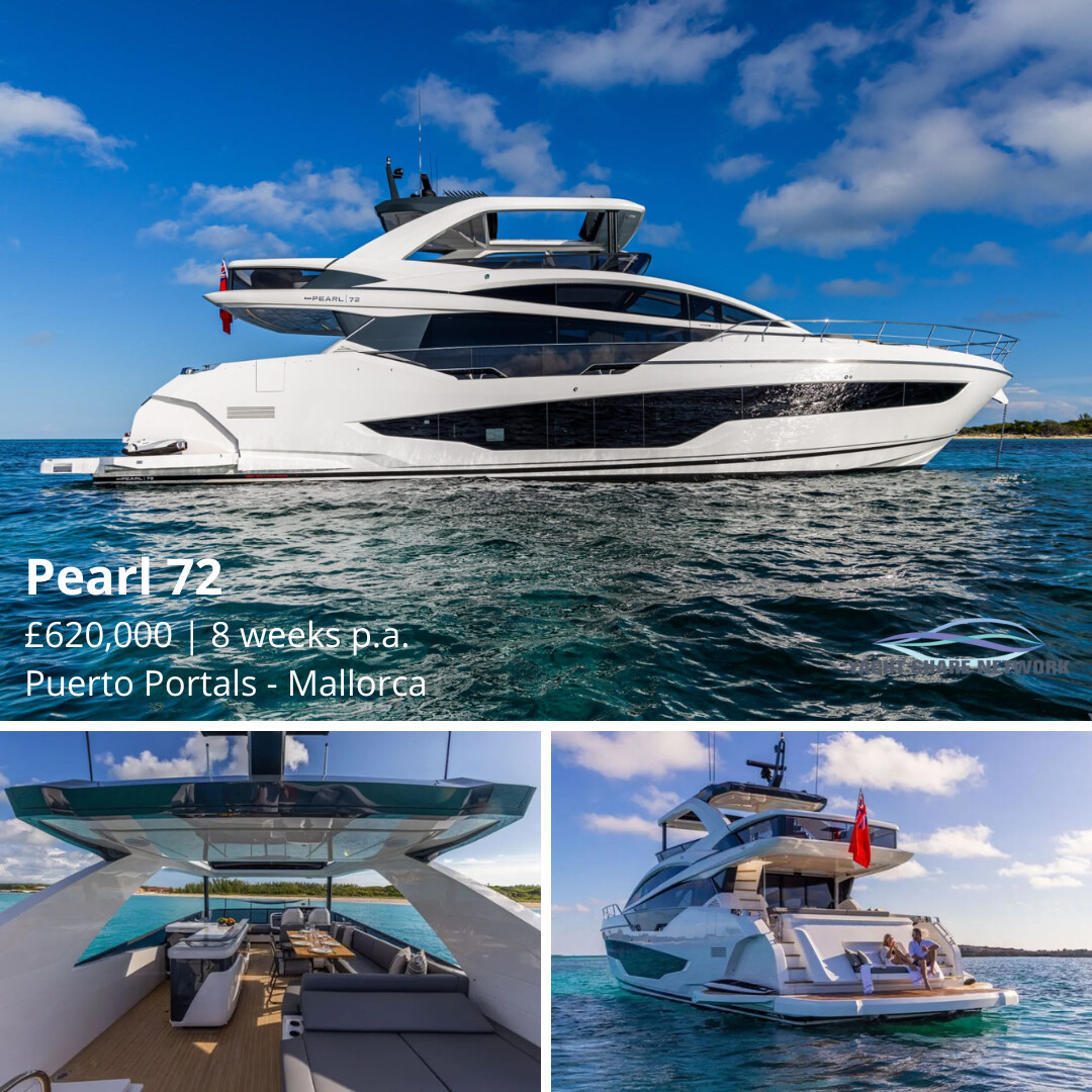 Step into a world where indoor and outdoor spaces blend effortlessly. The Pearl 72's main saloon deck is bathed in natural light, while the expansive fly-bridge deck offers convivial lounge areas and stunning sea views.

yacht-share.net/yacht/pearl-72…

#PuertoPortals #PearlYachts