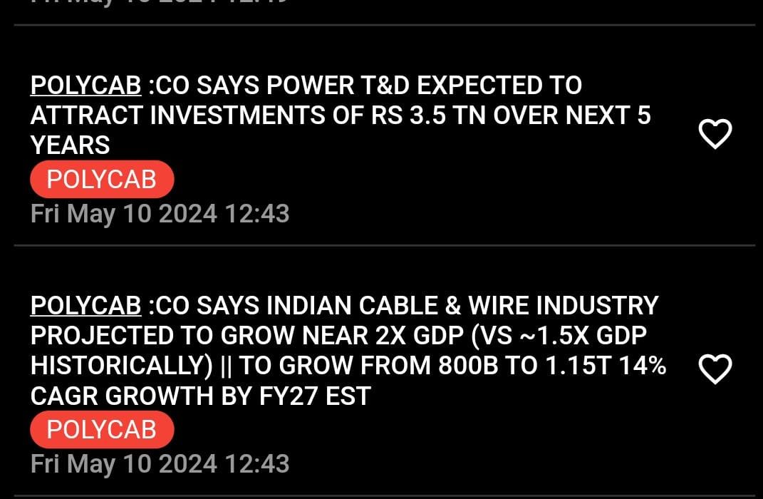 Cable & Wire growth = 2X of GDP Growth rate !! 
🔥#aparIndustries becomes further interesting !!