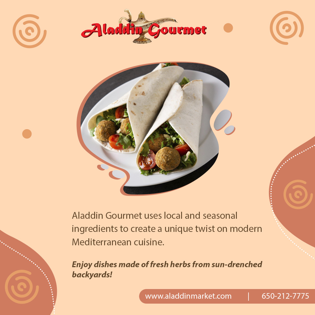 Looking for a healthy and satiating roll? Try a Falafel Wrap! Mix boiled chickpeas, chopped garlic, chopped parsley, cumin powder, salt and pepper to form a coarse paste. Make falafel balls and fry them golden.

aladdinmarket.com/deli

#OrganicFood #FoodPrep #OrganicLifestyle