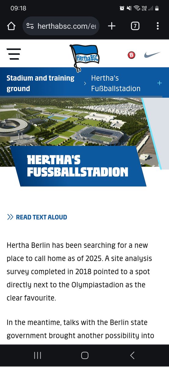 That is Hertha Berlins plan to build a stadium next door to where they currently play games and not moving to the other side of the city. So this doesn't even work as a comparison