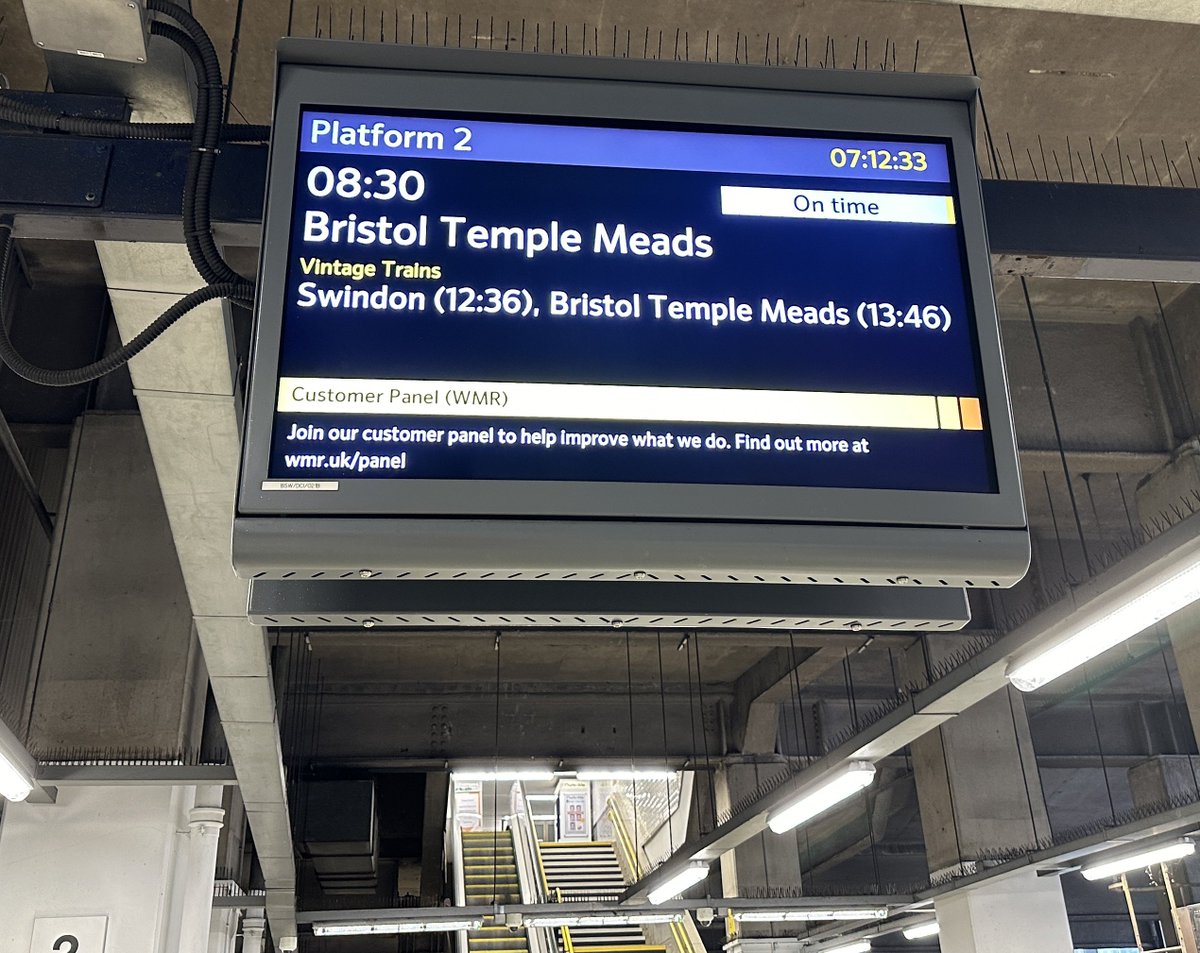 SnrConductorJim's tweet image. Not what I expected to come into this morning, but made a nice change!

1Z48 ‘The Great Western’ on a railtour to Plymouth for a few days!

#DispatchersOfTwitter #DispatchersOfX #RailwayFamily #RailwayLife #BritishRailway