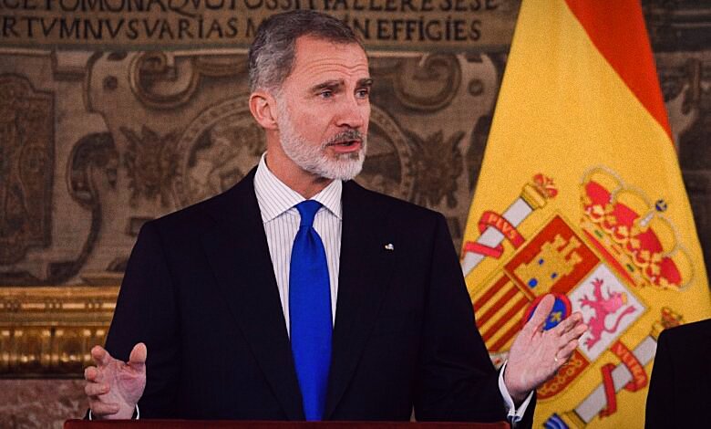 NEW: 🇪🇸 🇮🇱 King of Spain accused Israel of genocide and massacre in Gaza: 'This did not begin on Oct. 7, but it was when this terrible escalation of violence began with the devastating destruction and humanitarian crisis in Gaza. It has already reached unimaginable levels and is…