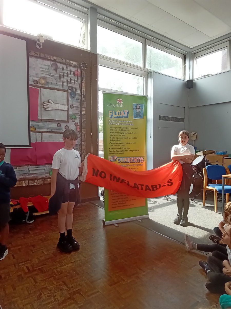 BoughtonHeath's tweet photo. Whole school assembly with RNLI #howtostaysafe https://t.co/vdFT2jA7td
