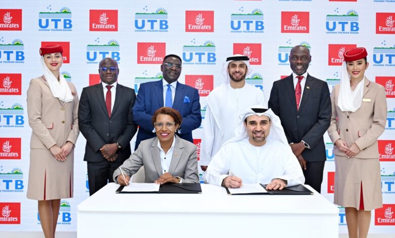 IF YOU HAVEN'T KNOW, KNOW! Uganda Tourism Board signed an MOU with the world luxury and global airline @emirates to help boast tourism, Now all travelers using the airline will be able to know about Ugandan hidden gems & tour destinations, @ExploreUganda. #visituganda #POATE2024