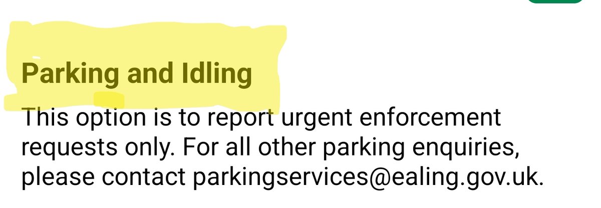 To report problem parking people can use the @CleanStreetsApp. Select Parking and Idling as the category.