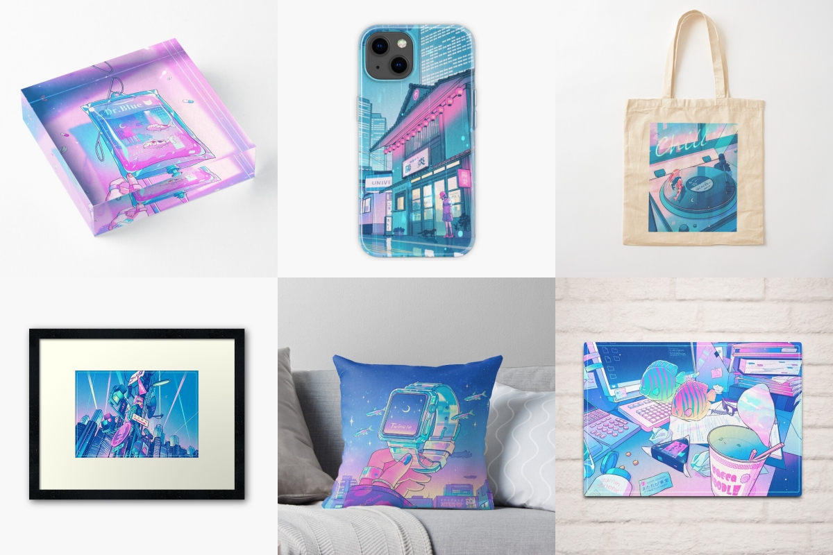 Available on my Redbubble store! 💙🌟💙

redbubble.com/people/wacca/